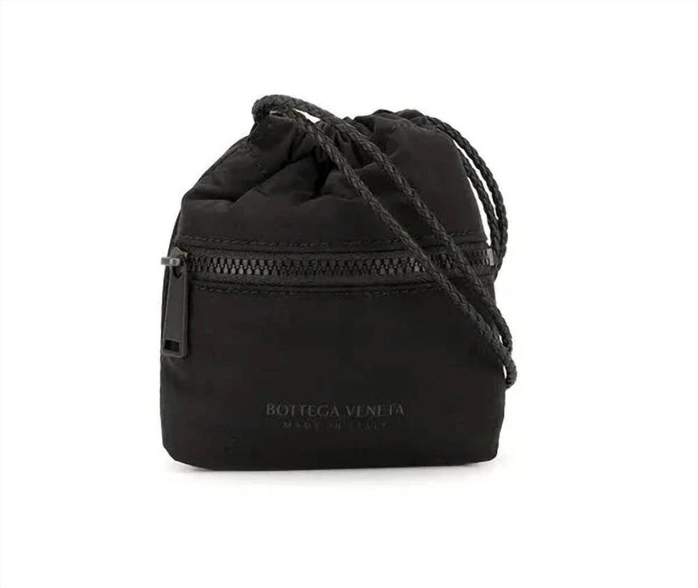 NEW BOTTEGA VENETA unisex mini lightweight multifunctional storage bag in black